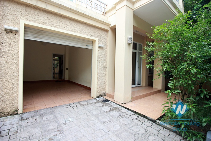 Unfurnished, bright house for rent in Ciputra, Tay Ho, Hanoi